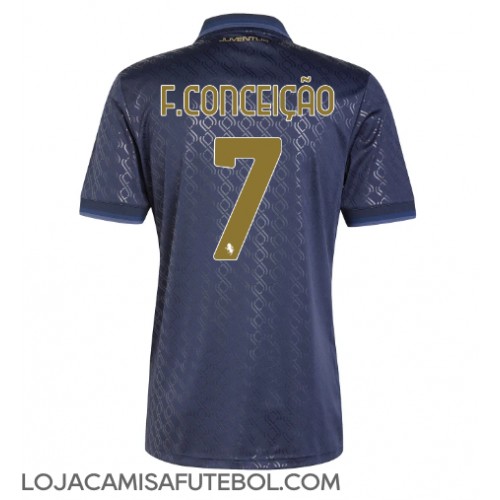 Camisa de Futebol Juventus Francisco Conceicao #7 Equipamento Alternativo 2024-25 Manga Curta